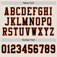 Maglia da calcio a rete nera e arancione color crema, autentica e personalizzata