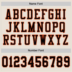 Maglia da calcio a rete nera e arancione color crema, autentica e personalizzata Maglia da calcio a rete nera e arancione color crema, autentica e personalizzata