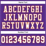 Maglia da calcio autentica personalizzata in maglia viola-arancione bianca Maglia da calcio autentica personalizzata in maglia viola-arancione bianca