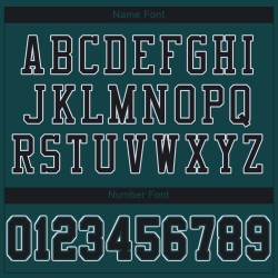 Maglia da calcio nera e bianca, maglia verde personalizzata, autentica, mezzanotte Maglia da calcio nera e bianca, maglia verde personalizzata, autentica, mezzanotte