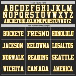 Maglia da football personalizzata in maglia bianca e oro, retrò, nera, autentica Maglia da football personalizzata in maglia bianca e oro, retrò, nera, autentica