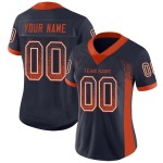 Maglia da football personalizzata arancione-bianca Drift Fashion Mesh Navy Maglia da football personalizzata arancione-bianca Drift Fashion Mesh Navy