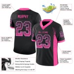 Maglia da calcio personalizzata Drift Mesh blu, nera, moda rosa chiaro Maglia da calcio personalizzata Drift Mesh blu, nera, moda rosa chiaro