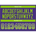 Maglia da football Neon Mesh personalizzata Drift Fashion Viola Verde-Bianco Maglia da football Neon Mesh personalizzata Drift Fashion Viola Verde-Bianco