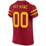 Maglia da football Cardinal personalizzata autentica in maglia oro-nera Maglia da football Cardinal personalizzata autentica in maglia oro-nera