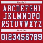 Maglia da calcio autentica bianca-blu in mesh rossa personalizzata