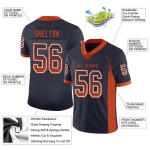 Maglia da football personalizzata arancione-bianca Drift Fashion Mesh Navy Maglia da football personalizzata arancione-bianca Drift Fashion Mesh Navy