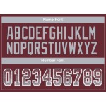 Maglia da football personalizzata Drift in maglia bordeaux grigio-bianca Maglia da football personalizzata Drift in maglia bordeaux grigio-bianca