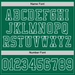 Maglia da football bianca personalizzata Kelly Green Authentic Mesh Maglia da football bianca personalizzata Kelly Green Authentic Mesh