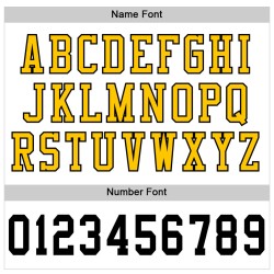 Maglia da calcio personalizzata in mesh bianca autentica, nera e oro, stile retrò Maglia da calcio personalizzata in mesh bianca autentica, nera e oro, stile retrò