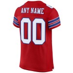 Maglia da calcio autentica bianca-blu in mesh rossa personalizzata