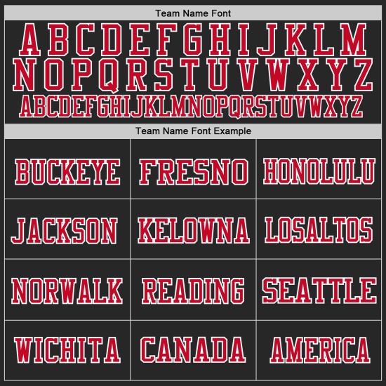 Maglia da football autentica personalizzata nera, rossa e blu navy, stile retrò Maglia da football autentica personalizzata nera, rossa e blu navy, stile retrò